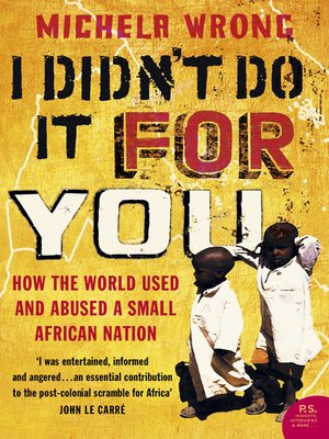 cover image of I Didn't Do It For You